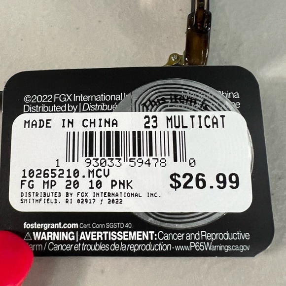 Foster Grant 100% UVA-UVB Protection Brown and tan Marble Sunglasses - Picture 5 of 5